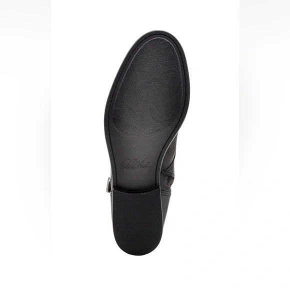 New Patricia Nash Black Leather Cavallo Lace-up Knee High Riding Boot, 7.5 - Picture 8 of 11